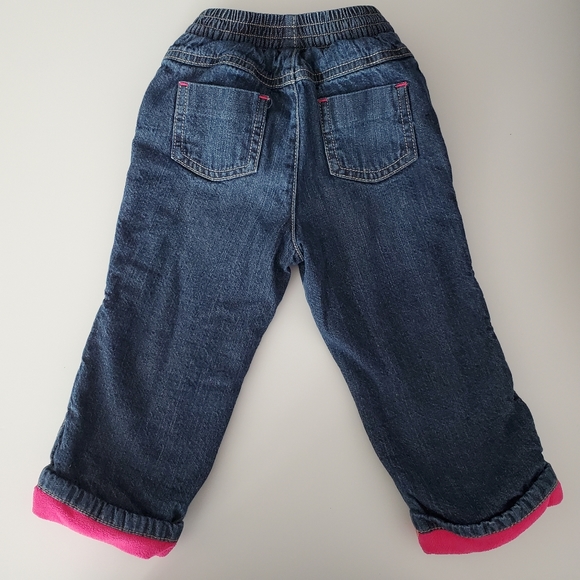 Baby Fleece Lined Jeans Size 18-24M - Picture 2 of 5